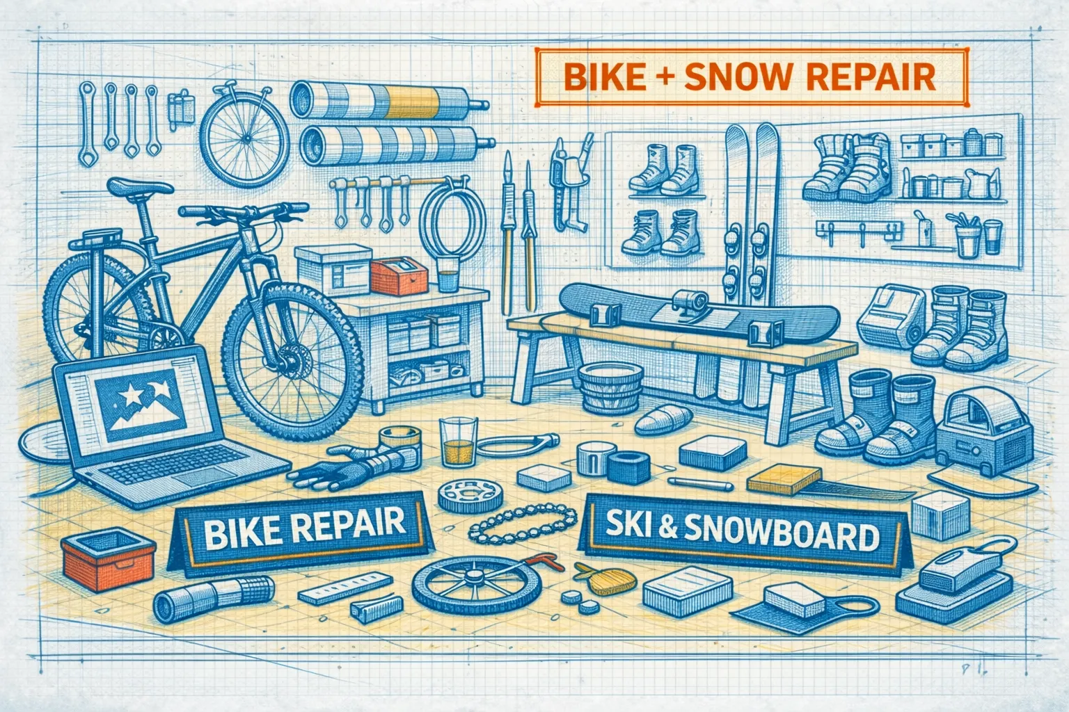 Bike + Snow Repair